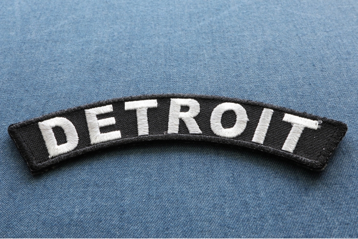 Detroit Bottom Rocker Patch Detroit Patch by Ivamis Patches