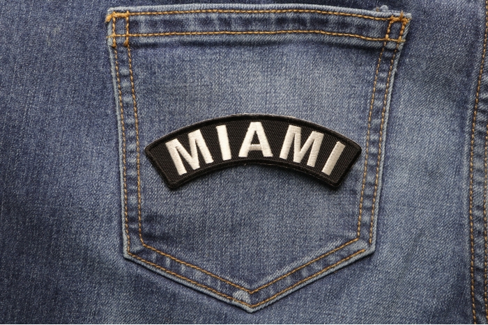  Miami Patch shown on jeans