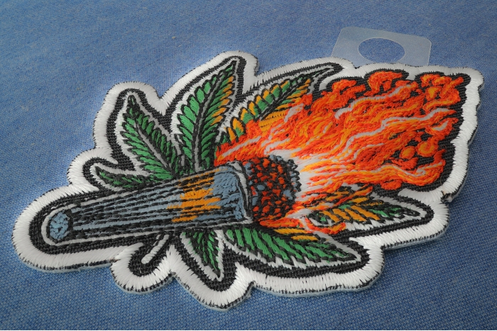 Joint on Fire Patch diagonal view