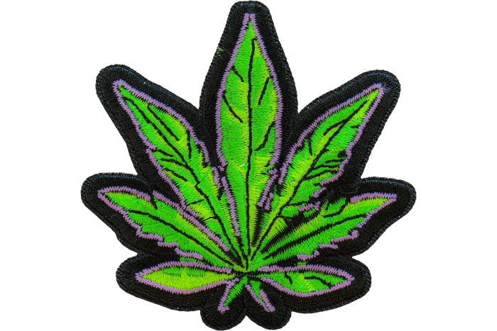 Pot Leaf Iron on Patch