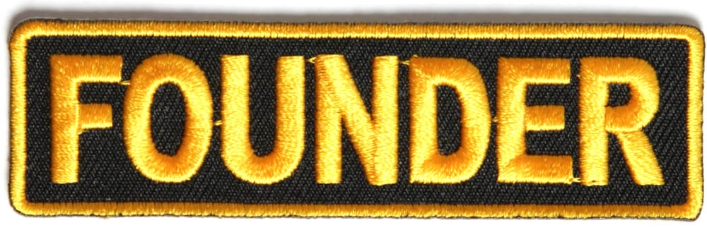 Founder Patch 3.5 Inch Yellow
