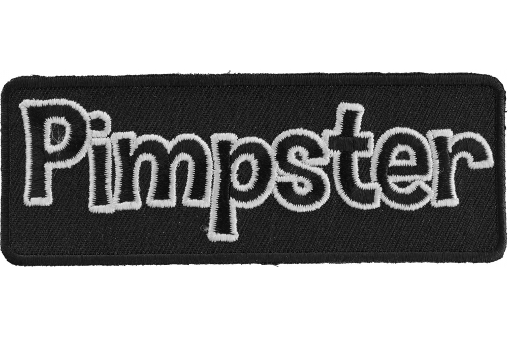 Pimpster Funny Iron on Patch