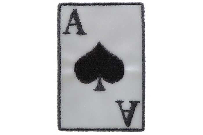 Reflective Ace Of Spades Patch
