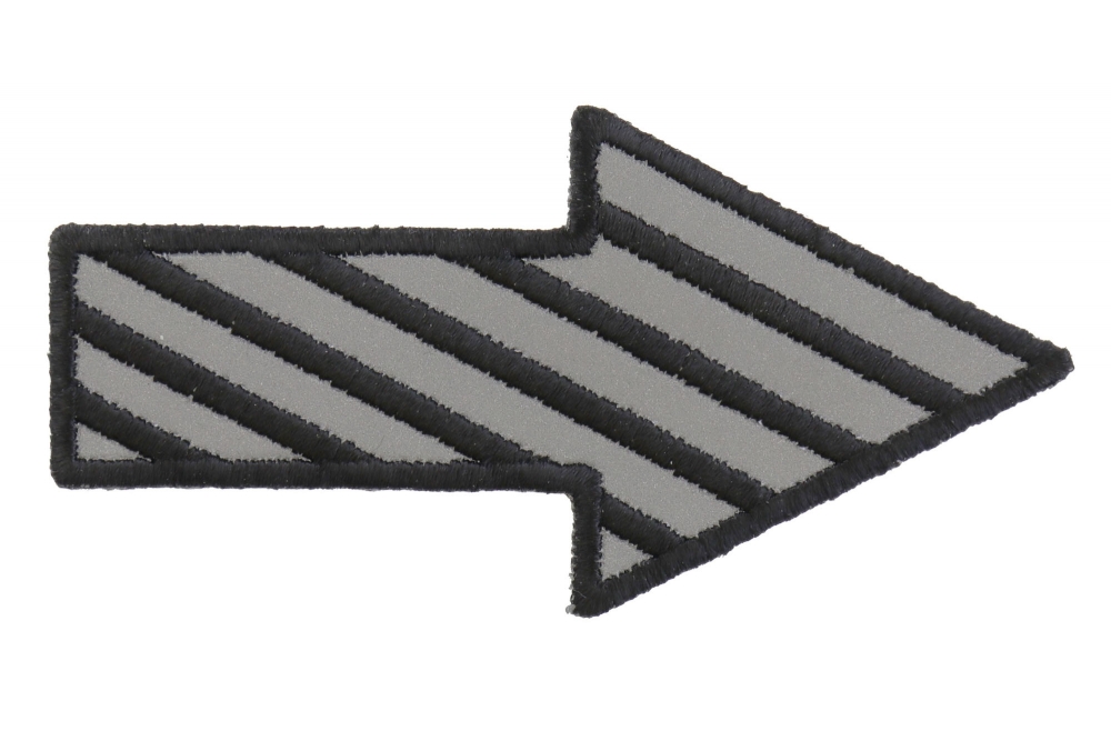 Striped Arrow Reflective Patch