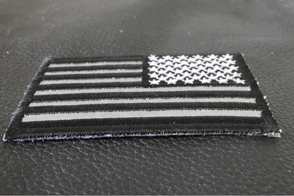 Reverse USA Shoulder Patches - Iron-On