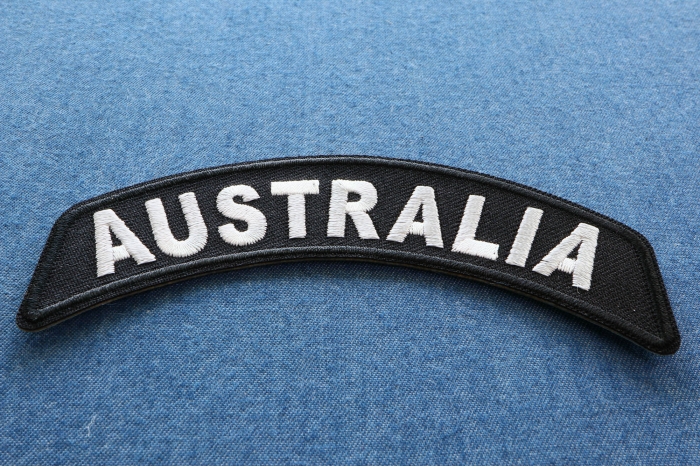 Australia Small Rocker Patch diagonal view