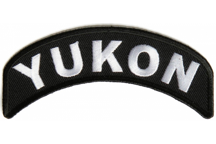 Yukon Patch Iron on State Rocker
