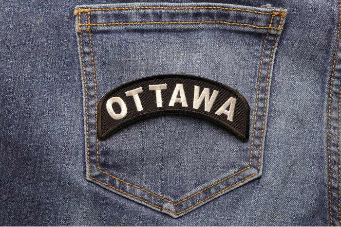 Ottawa City Patch shown on jeans