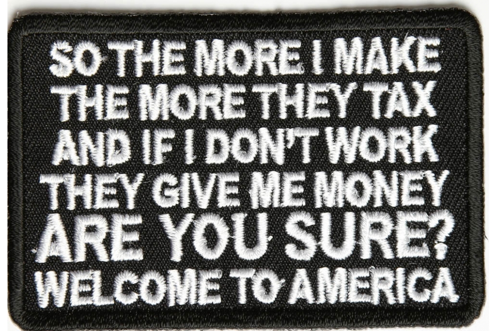 Are You Sure Welcome To America Patch