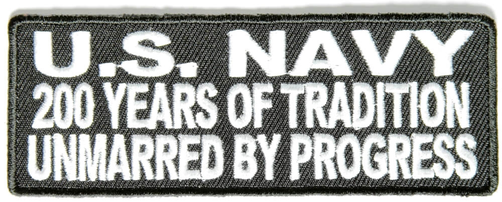 US Navy 200 Years Of Tradition Patch