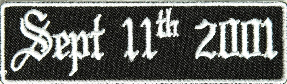Sept 11 2001 Patch Old English
