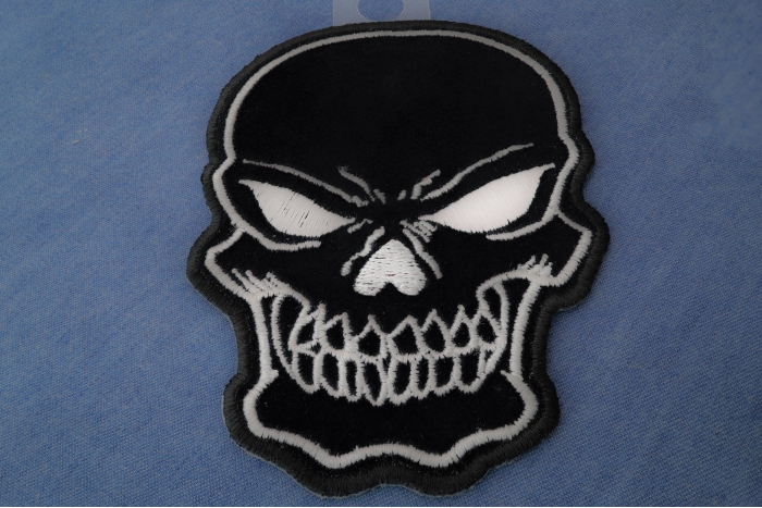 Black Skull Patch diagonal view