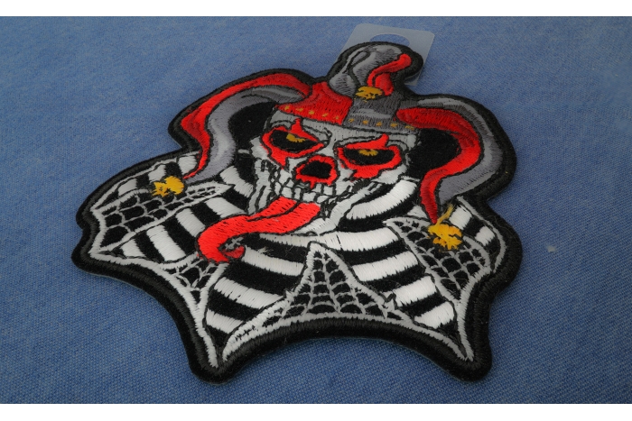 Jester Skull Patch diagonal view