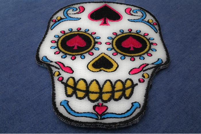 Sugar Skull Patch diagonal view