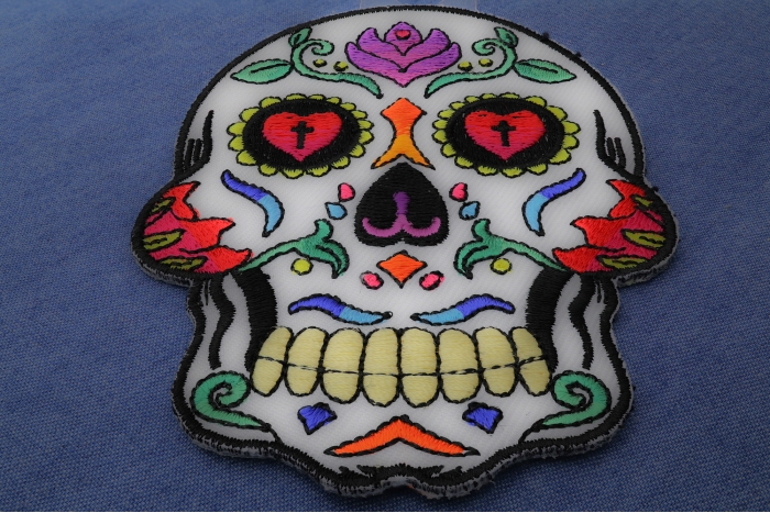 Sugar Skull Patch diagonal view