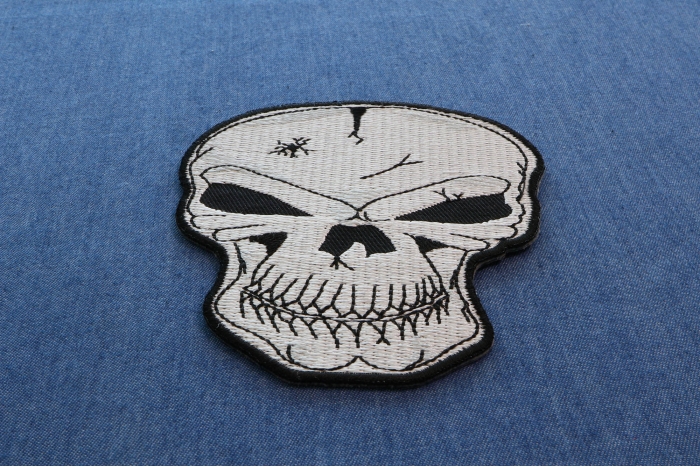 Gray Skull Patch diagonal view