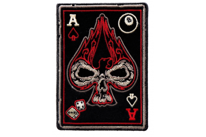 Ace Of Spades Skull Patch