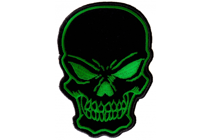 Green Skull Patch