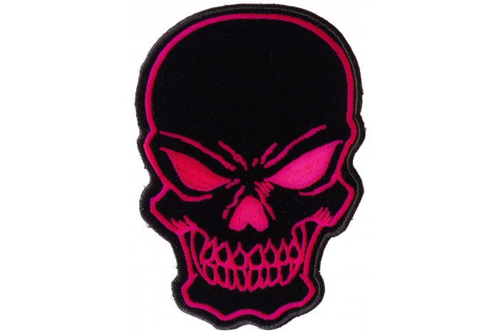 Pink Skull Patch