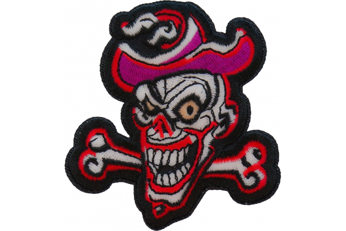 Crazy Skull and Bone Patch