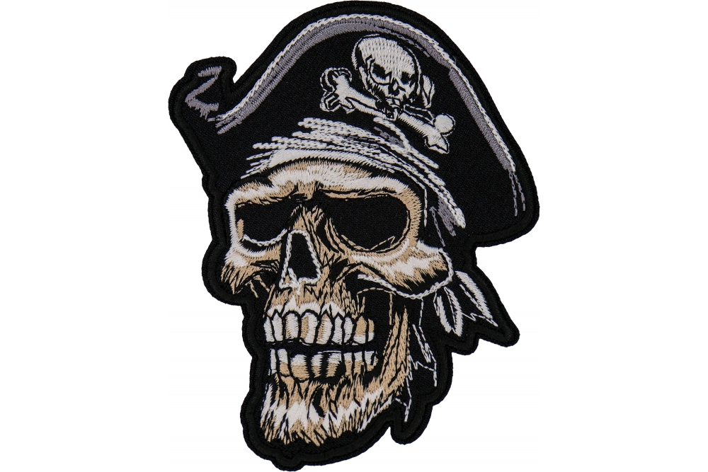 Dead Skull Pirate Patch, Skull Patches by Ivamis Patches