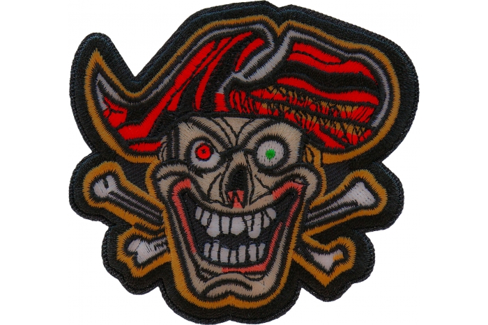 Deranged Jolly Roger Pirate Patch