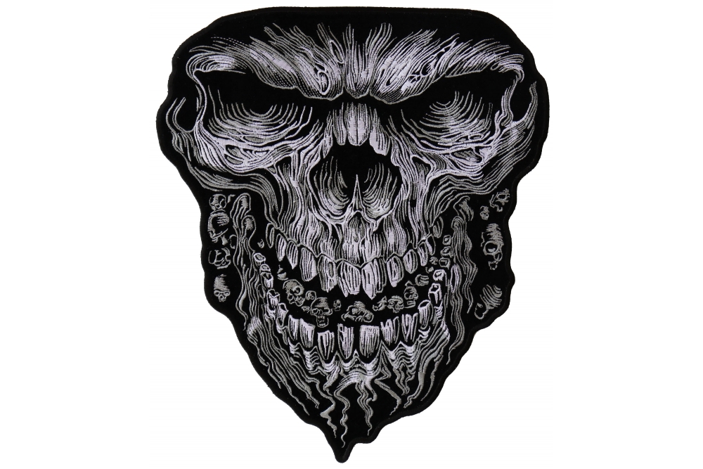 Large Vibration Skull Patch