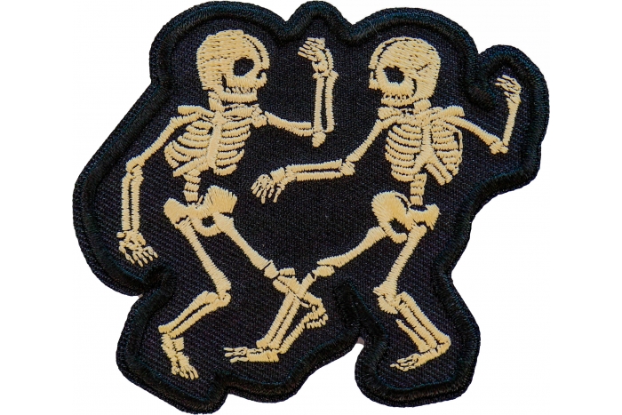Rave Skeletons Dancing Patch