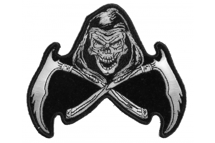 Reaper Skull Scythe Patch