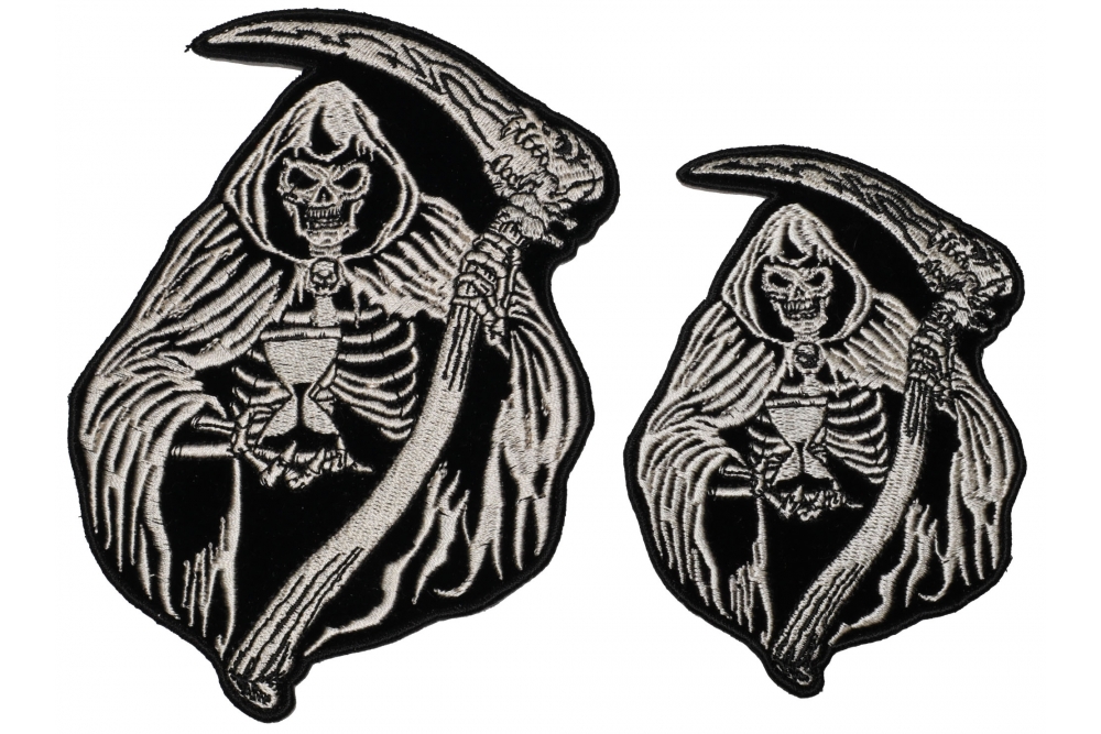 Reaper Skull Small and Medium set of 2 Patches