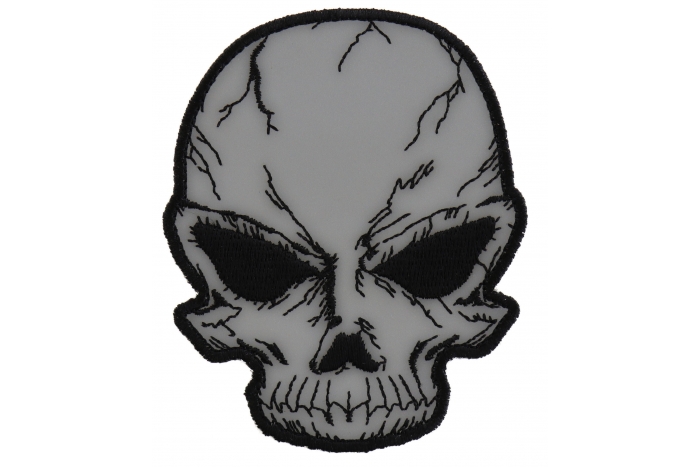 Reflective Skull Patch
