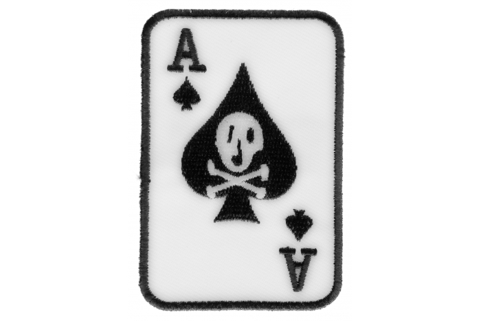 Skull Ace Of Spades Patch