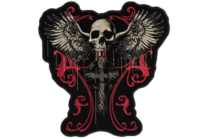 Skull and Wings Patch Skull and Wings Patch