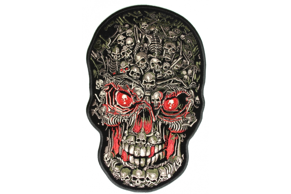 Skull In Skulls Large Patch