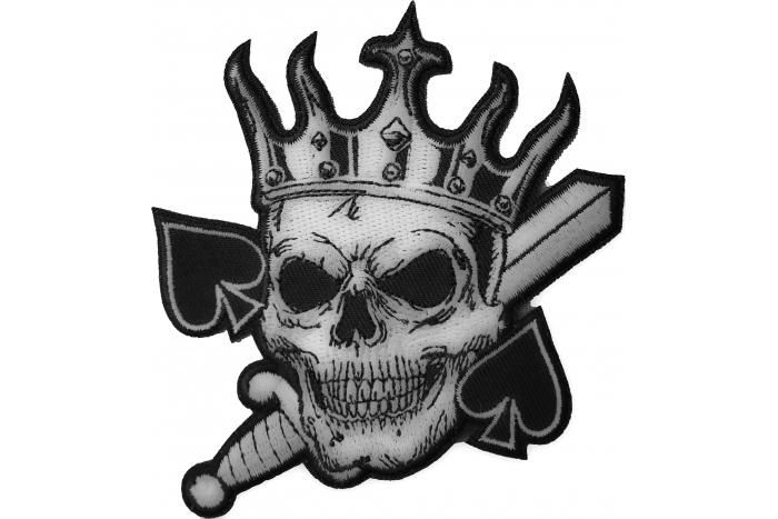 Spades Skull King Patch