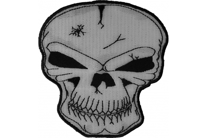 Gray Skull Patch
