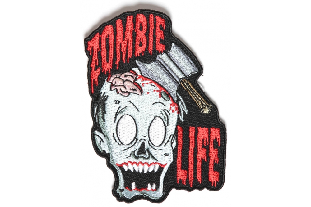 Zombie Life Small Patch With Axed Zombie