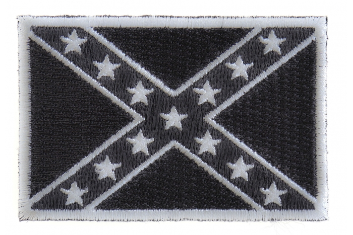 Black Rebel Flag Patch