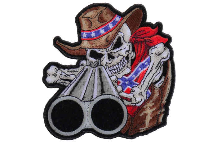Rebel Cowboy with Shotgun Patch