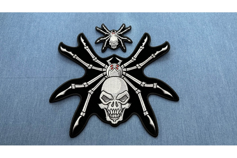 Mechanical Skull Spider Patch Set