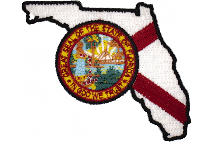 Florida Patch with State Seal and Map