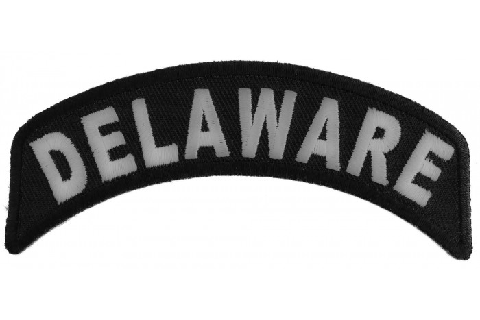 Delaware Patch Iron on State Rocker