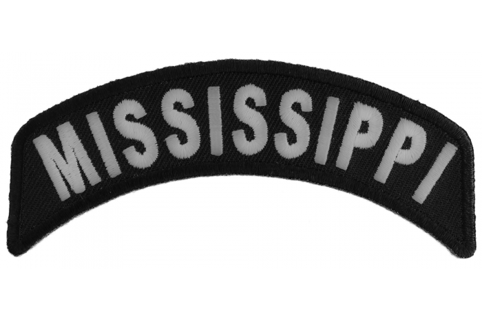 Mississippi Patch Iron on State Rocker