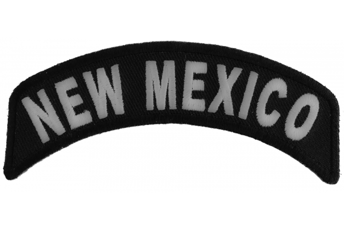 New Mexico Patch Iron on State Rocker
