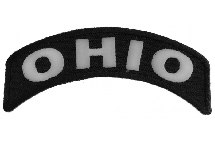 Ohio Patch Iron on State Rocker