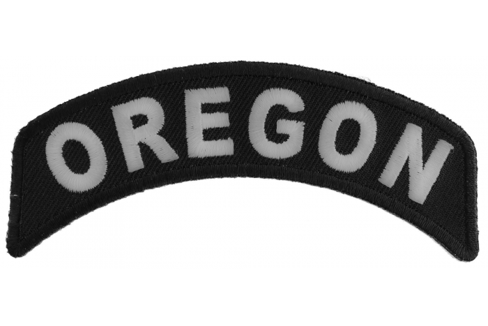 Oregon Patch Iron on State Rocker