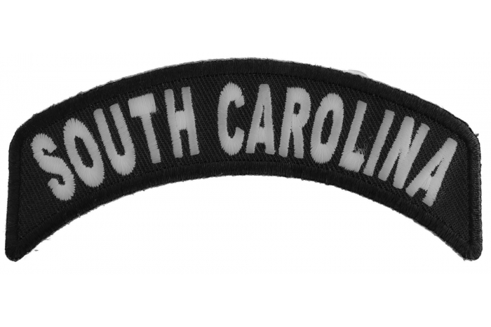 South Carolina Patch Iron on State Rocker