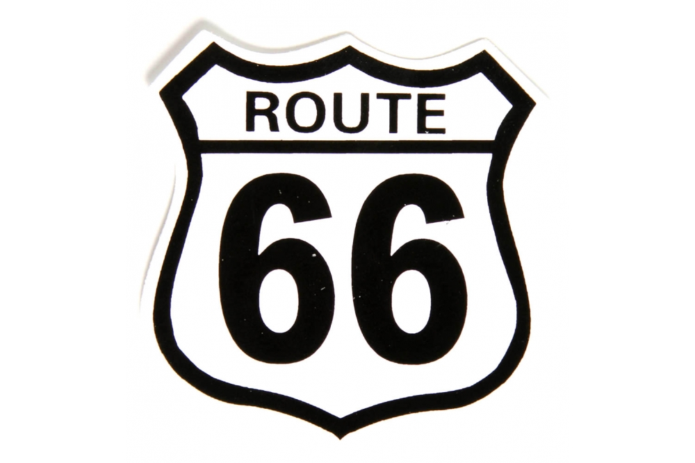 Route 66 Sign Sticker