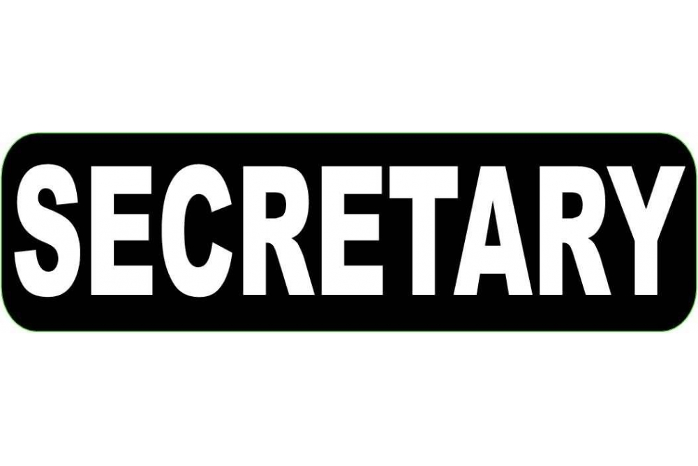 Secretary Sticker