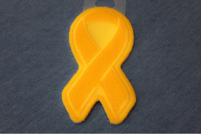 Yellow Ribbon Patch diagonal view